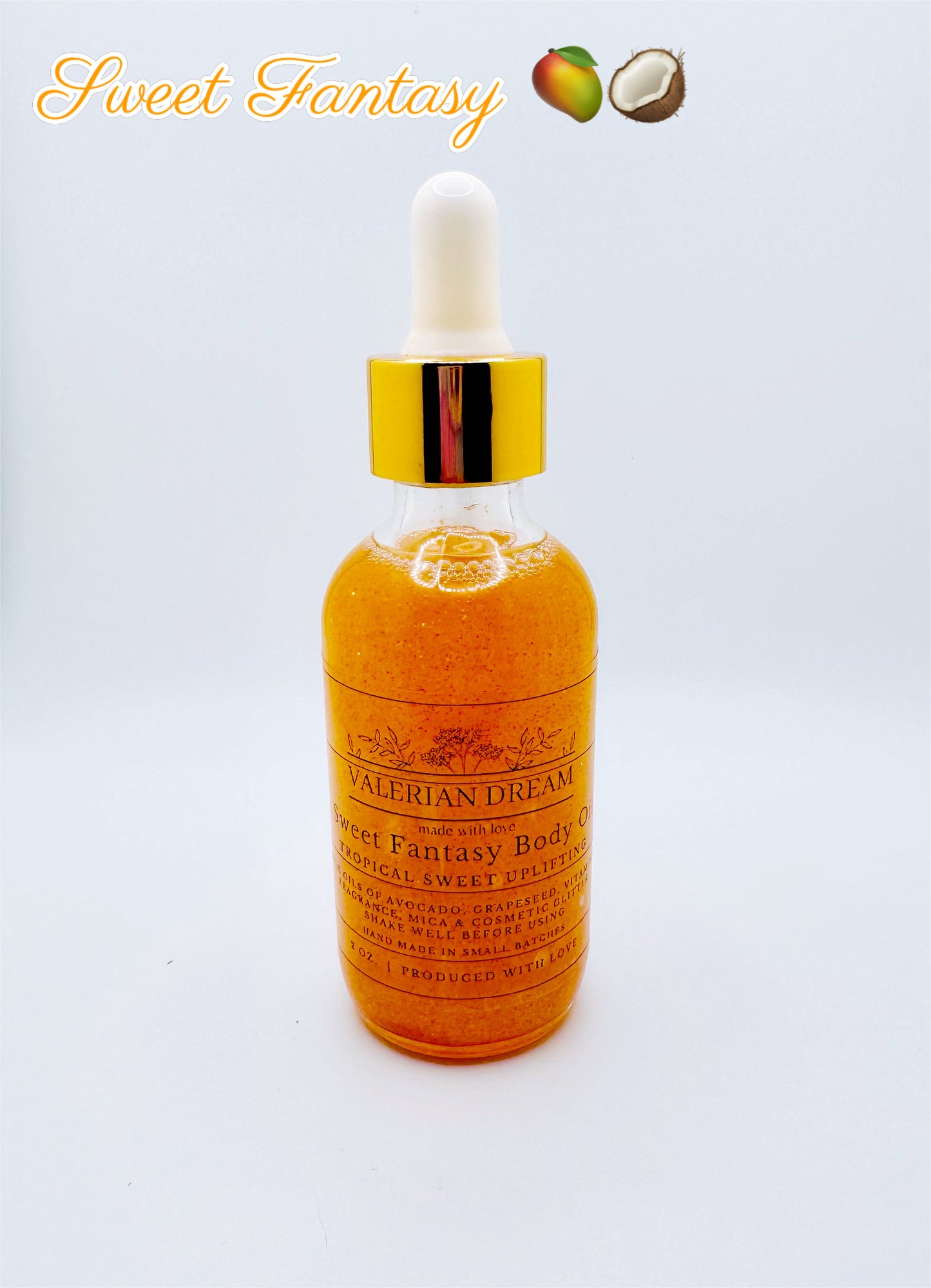 Sweet Fantasy-Tropical fruits with coconut milk