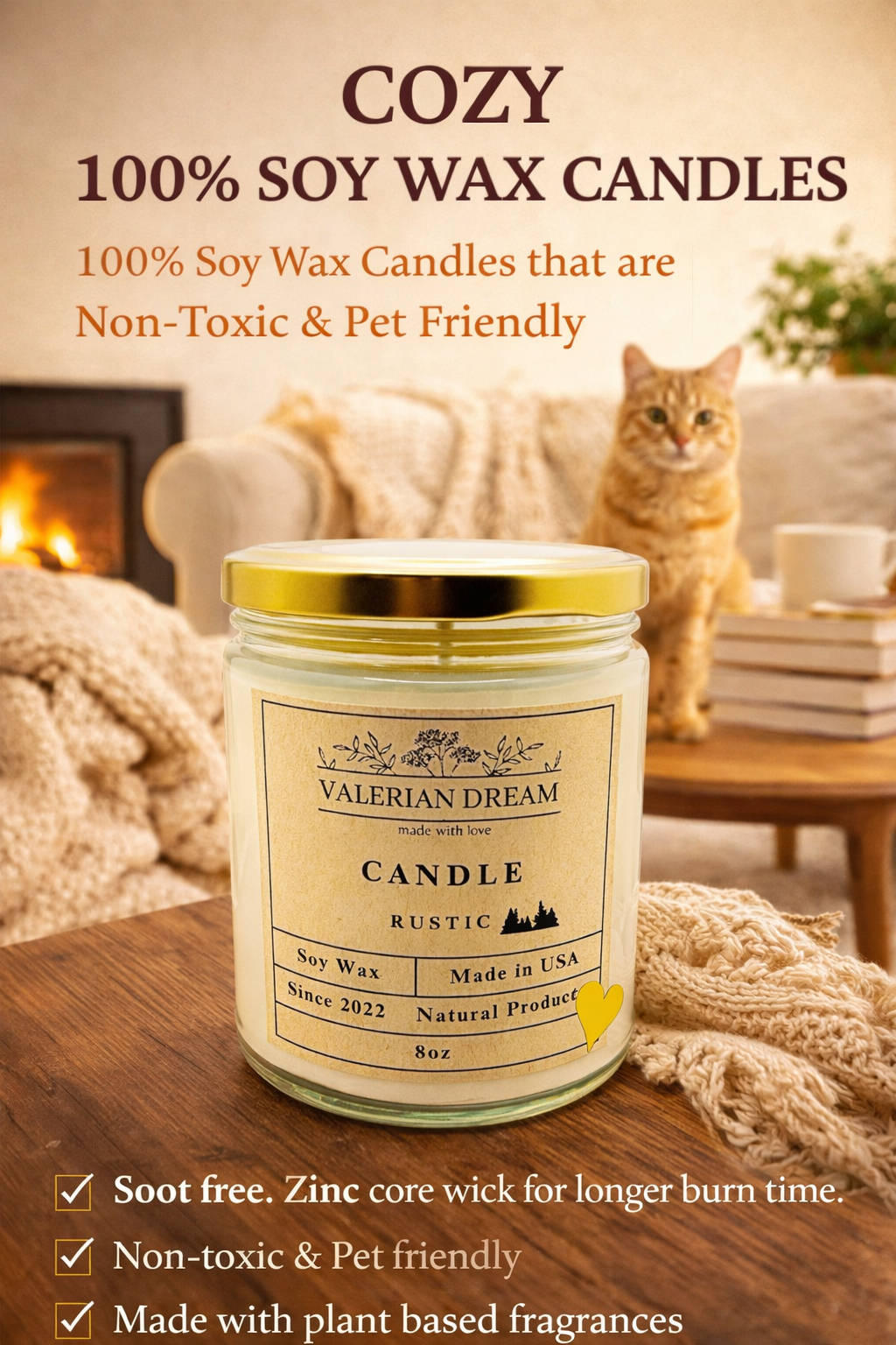 All Natural Soy Wax Candles