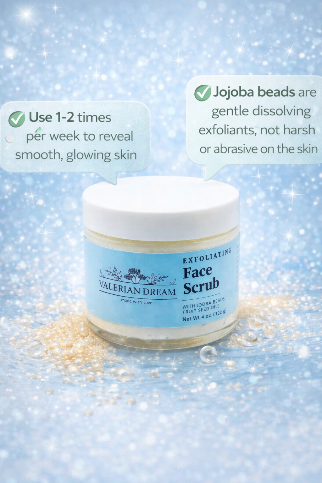 Jojoba Bead Face Scrub