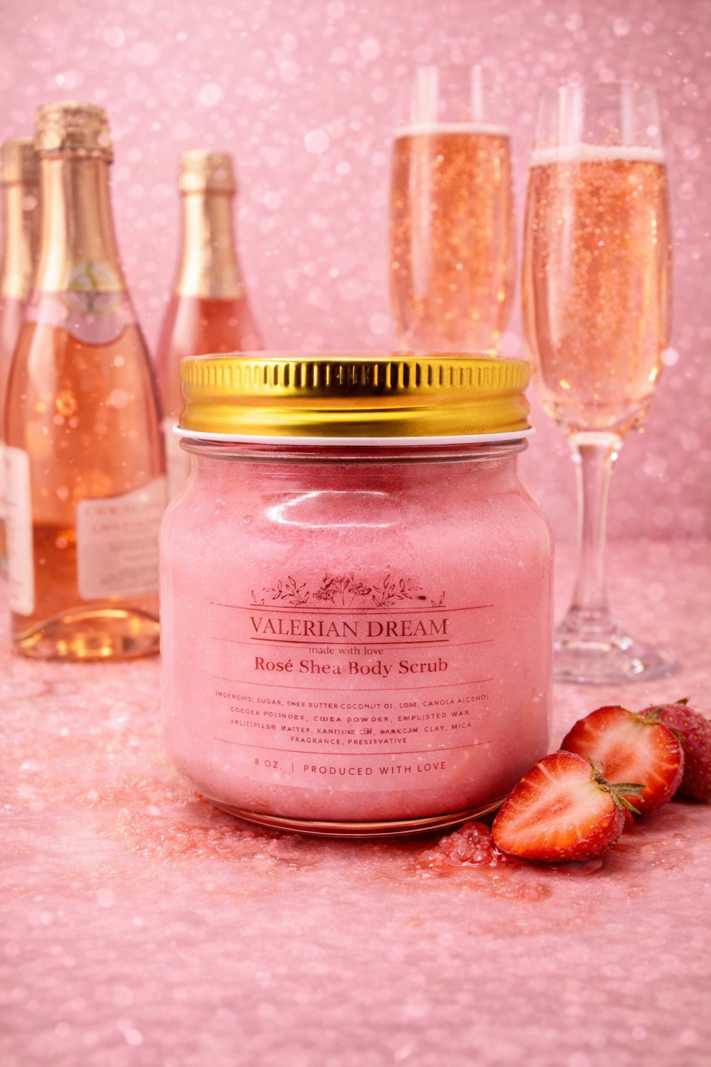 Sparkling Champs + Citrus Fruits + Hibiscus 